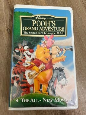 Pooh's Grand Adventure VHS Video Tape Clam Shell